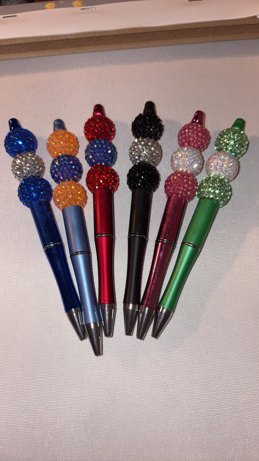 Jumbo beaded pens