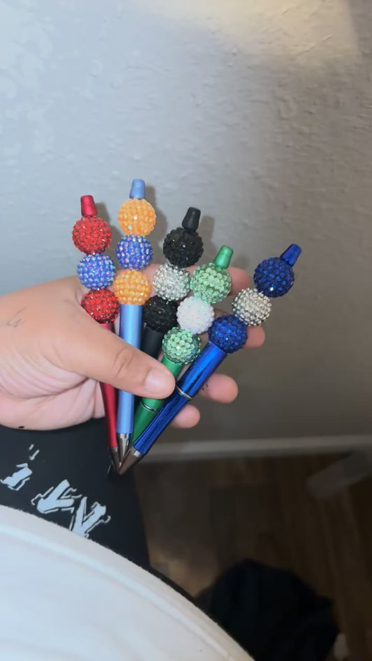 Jumbo beaded pens